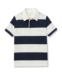 Lands' End Boys Short Sleeve Rugby Polo Shirt