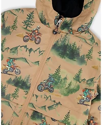 Deux par Big Boys 3-in-1 Two-Piece Mid-Season Outerwear Set Motocross Print