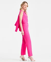 Kasper Women's Stretch-Crepe Straight-Leg Pants