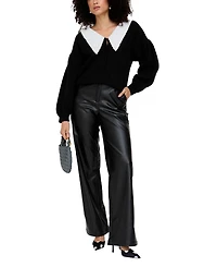 Lily and Lionel London Women's Suzzanna Embroidered Collar Cardigan