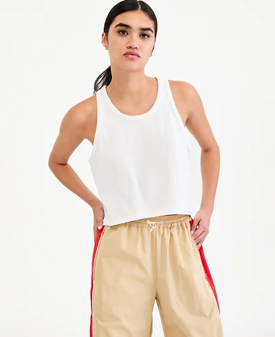 Bar Iii Women's High-Low Cotton Tank Top, Macy's Exclusive