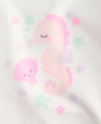 First Impressions Baby Girls' Mix & Match Seahorse Flutter-Sleeve Top, Macy's Exclusive