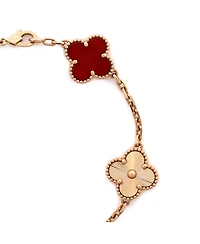 Pre-Owned Van Cleef & Arpels Vintage Alhambra 5 Motifs Bracelet