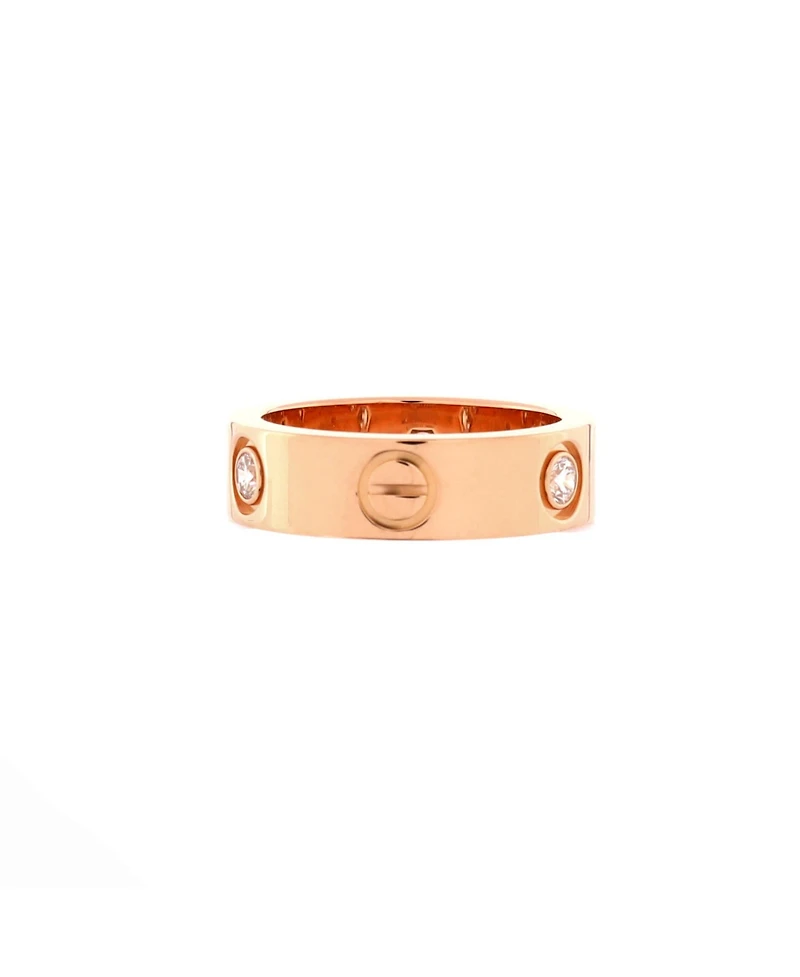 Pre-Owned Cartier Love 3 Diamonds Band Ring
