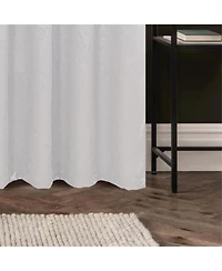Olivia Gray 100% Polyester 200 Gsm Arlo Embossed Blackout Grommet Curtain