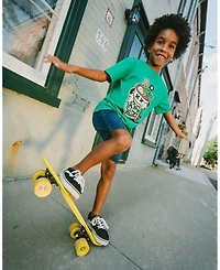 Deux par Big Boys Cotton Jersey T-Shirt with Print.