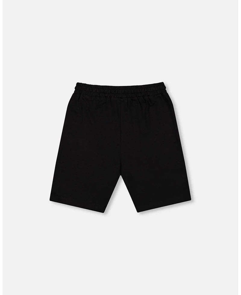 Deux par Big Boys Cotton Jersey Shorts