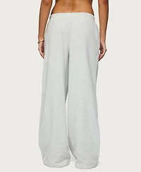 Edikted Women's Jacie Wide Leg Sweatpants