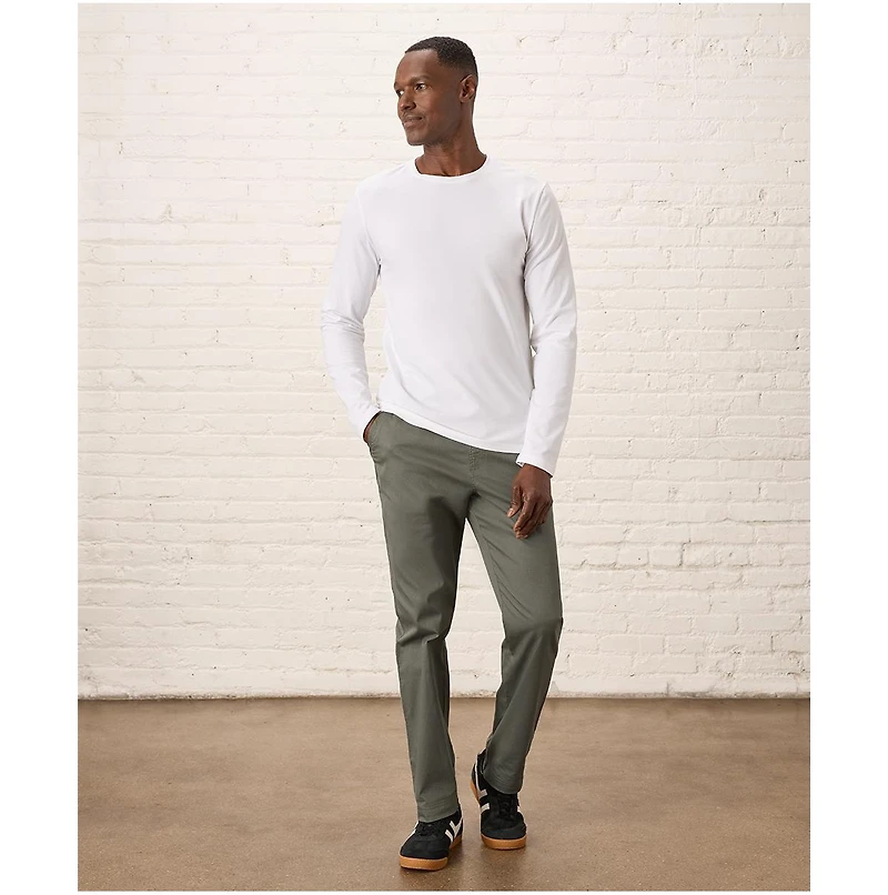 Pact Men's Luxe Signature Slim Long Sleeve Tee Made With Organic Cotton