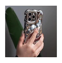 Auramma Chrome Bubbles iPhone 14 Pro Case