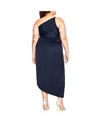 City Chic Women's Sensual One Shoulder Dress