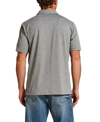 Weatherproof Vintage Men's Diamond Textured Polo Shirt