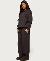 Edikted Women's Basic Girl Wide Leg Sweatpants