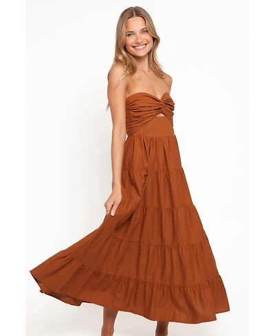 Petal and Pup Women's Sitara Strapless Midi Dress