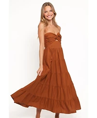 Petal and Pup Women's Sitara Strapless Midi Dress