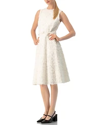 Ivonne Women's Sleeveless Midi Sheath Dress