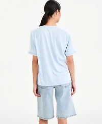 Bar Iii Women's Sports Jersey T-Shirt, Macy's Exclusive