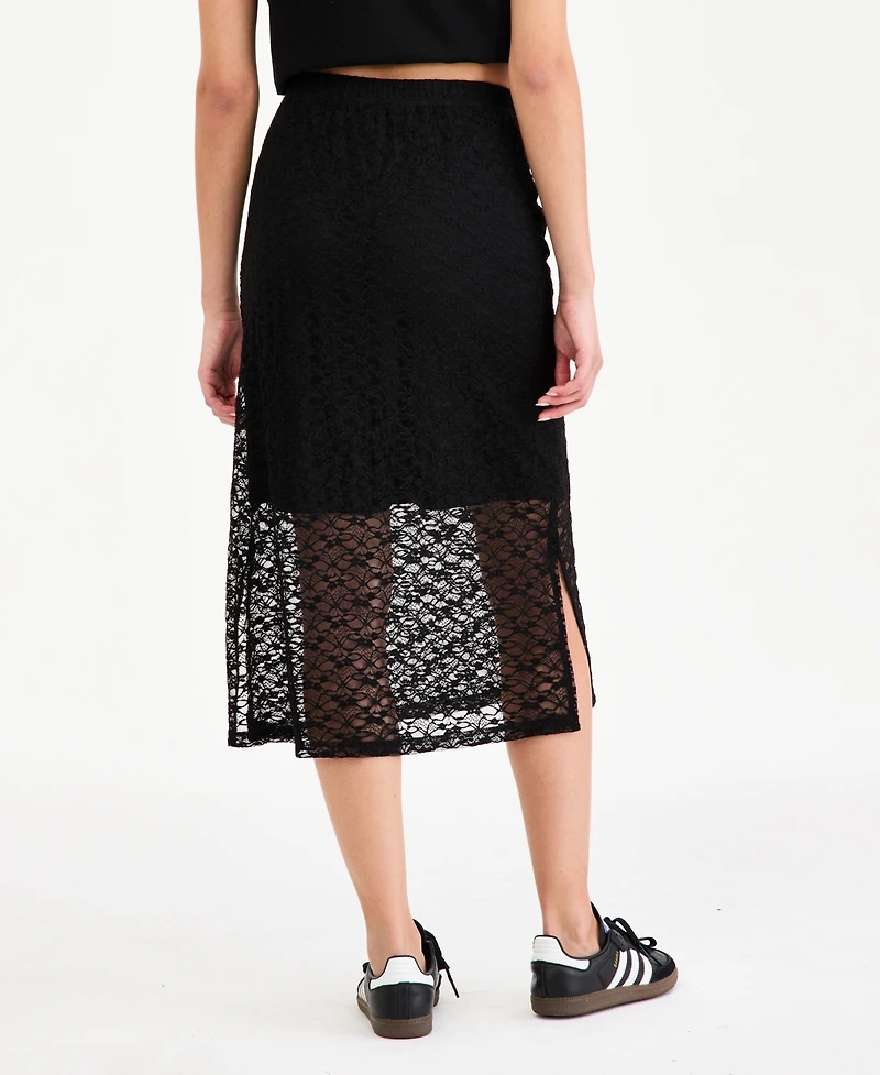 Bar Iii Women's Lace A-Line Skirt, Macy's Exclusive