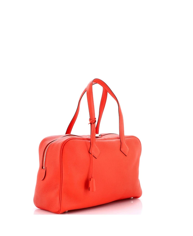 Pre-Owned HERMES 35 Victoria Ii Bag Clemence