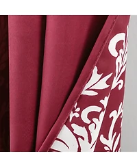 Olivia Gray Cressida 190 Gsm Reversible Blackout Polyester Grommet Curtain Panel