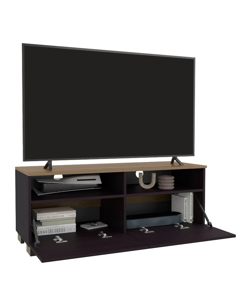 Fm Furniture Mescal Tv Stand Multistorage with a Door and Open Storage