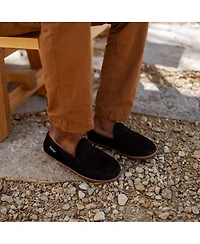 Minnetonka Men's Tilden Suede Indoor/Outdoor Slippers
