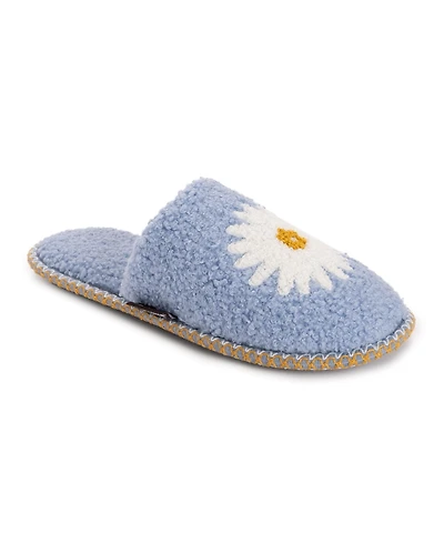 Muk Luks Women's Novelty Punch Needle Scuff