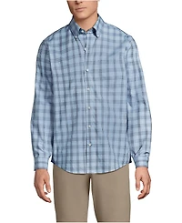 Lands' End Big & Tall Traditional Fit No Iron Twill Shirt