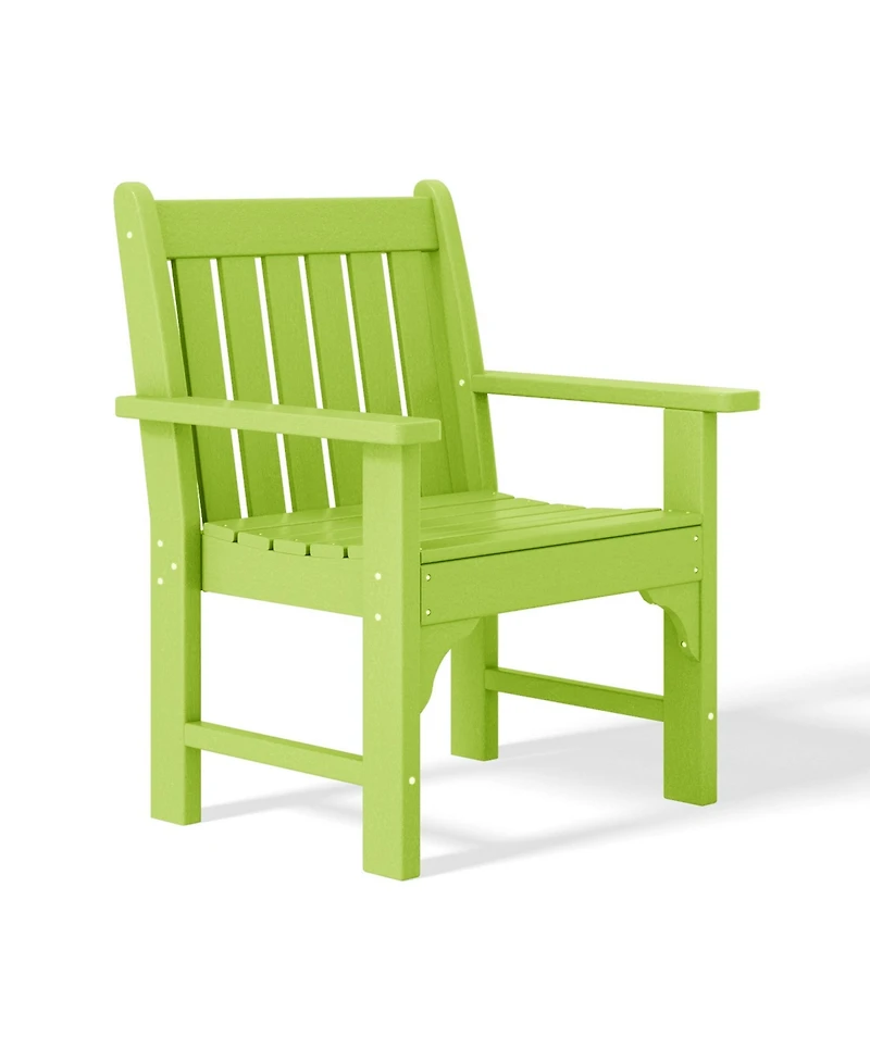 WestinTrends Outdoor Patio Hdpe Adirondack Dining Arm Chair
