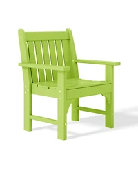 WestinTrends Outdoor Patio Hdpe Adirondack Dining Arm Chair
