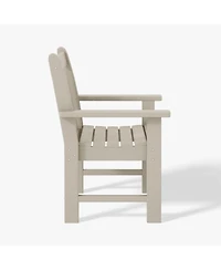 WestinTrends Outdoor Patio Hdpe Adirondack Dining Arm Chair