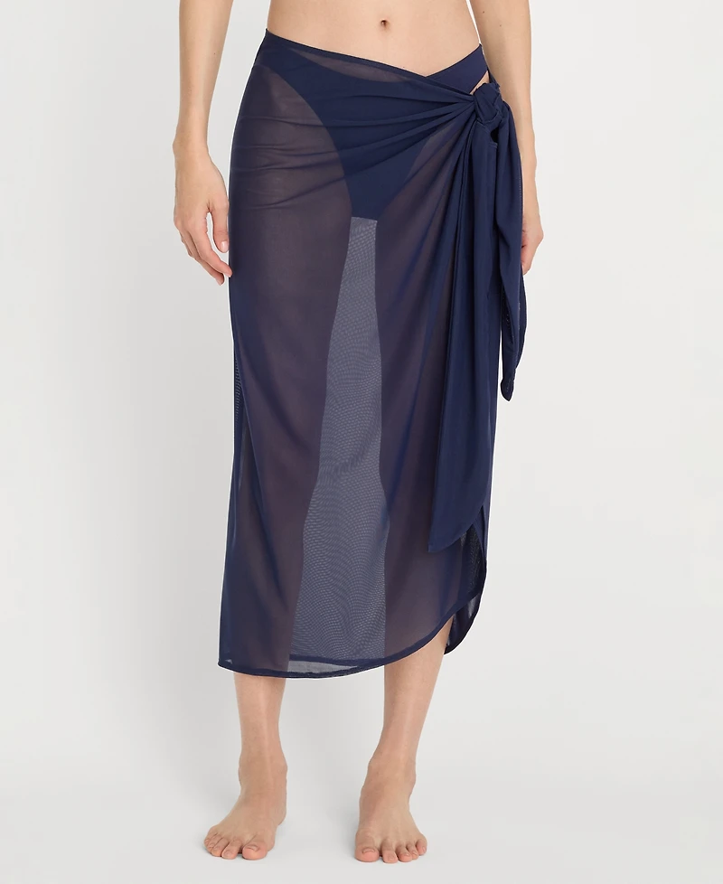 Good American Women's Mesh Midi Cover-Up Sarong