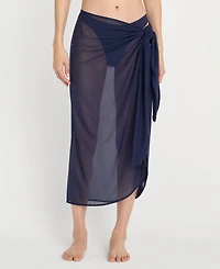 Good American Women's Mesh Midi Cover-Up Sarong