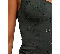 Free People Women's Full Bloom Eyelet Tank Top