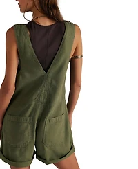 Free People Women's Square Neck Jude Shortalls