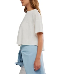 Free People Women's Elsie Swing Short-Sleeve Crew Neck T-Shirt