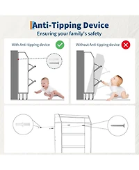 gaomon Narrow Shoe Cabinet with Drawers