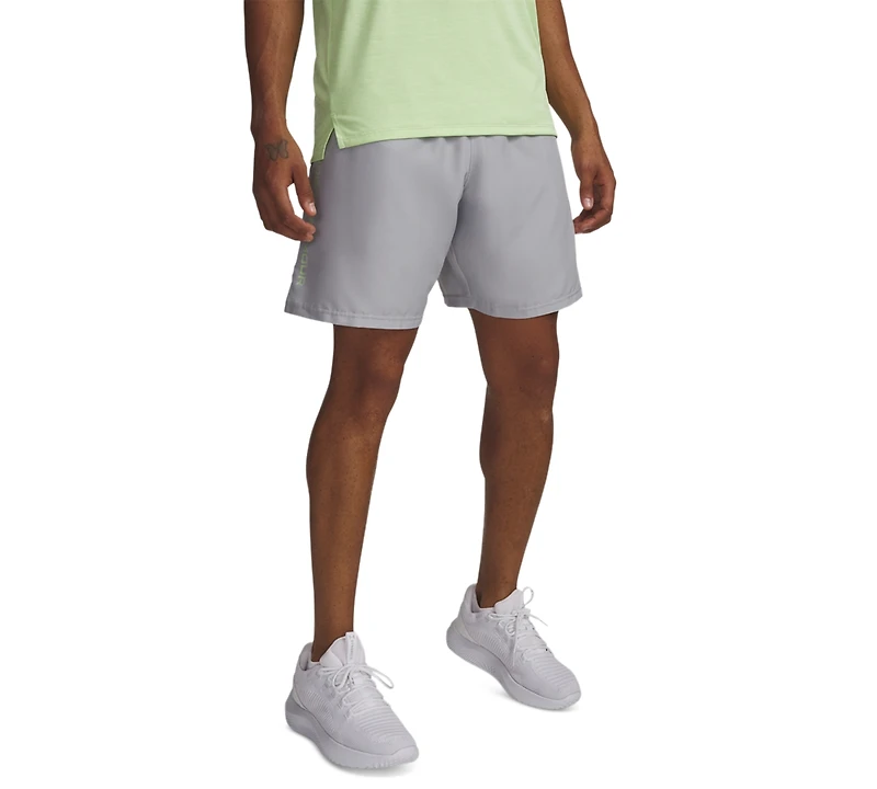 Under Armour Men's Moisture-Wicking Logo-Print 8-1/4" Tech Shorts