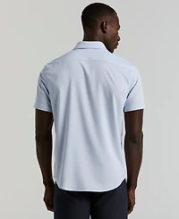 Perry Ellis Men's Slim-Fit Short-Sleeve Shirt