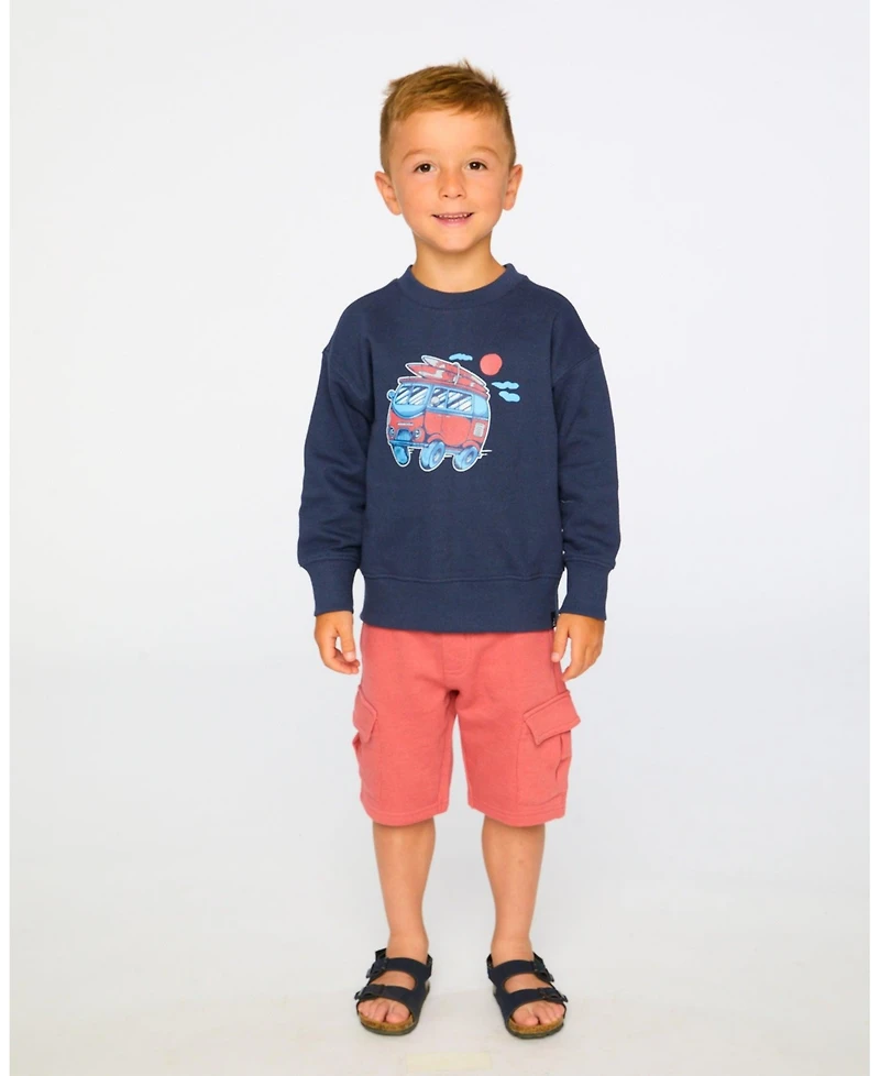 Deux par Big Boys French Terry Shorts Brick
