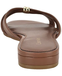 Calvin Klein Women's Petula Strappy Flat Slip-On Sandals