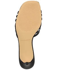 Calvin Klein Women's Wendine Woven Kitten Heel Dress Sandals