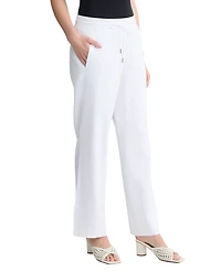 Jones New York Petite Pull-On Drawstring Pants