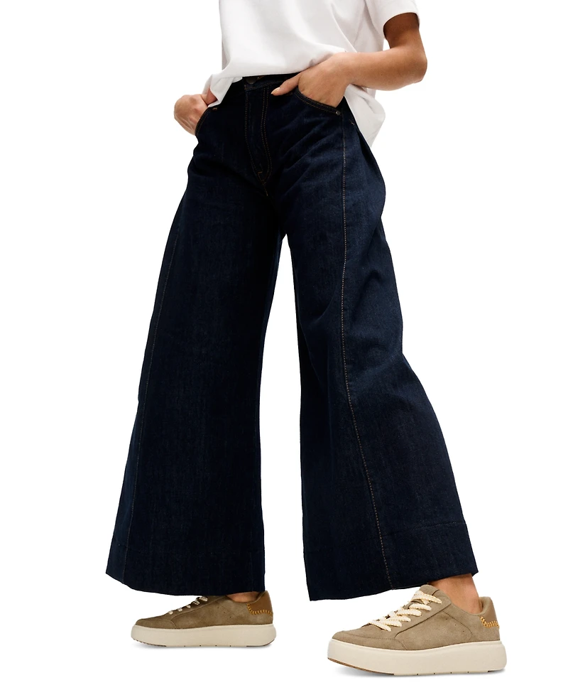 FitFlop Women's Rtg Blanket Stitch Lace-Up Trainers Sneakers