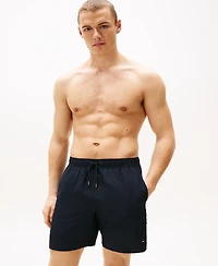Tommy Hilfiger Men's Long Drawstring 7" Swim Trunks