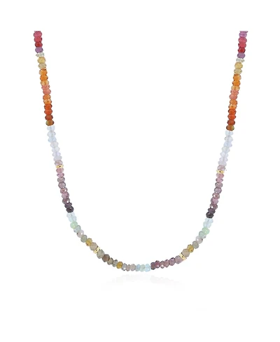 The Lovery Tundra Sapphire Bead Necklace