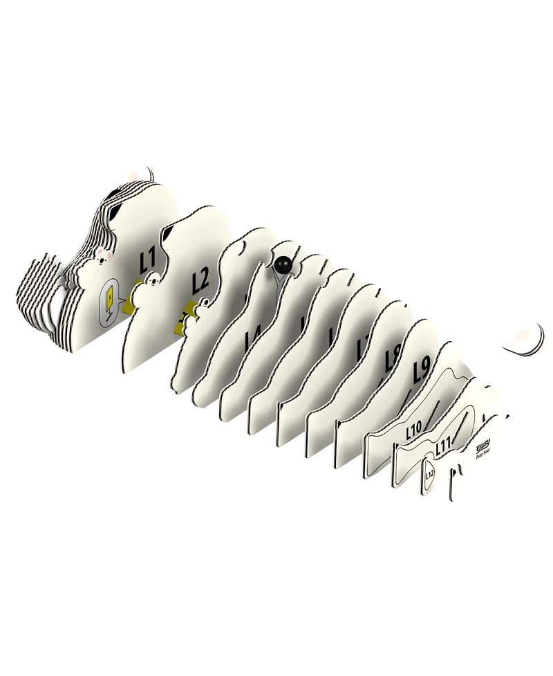 Eugy Polar Bear 3D Puzzle
