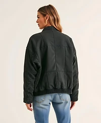 Modenaire Women's Erica Quilted Zip-Up Jacket