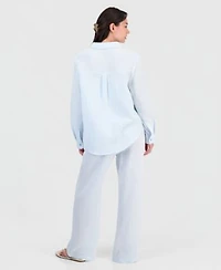 Indigo Rein Juniors Cotton Gauze Shirt Drawstring Beach Pants