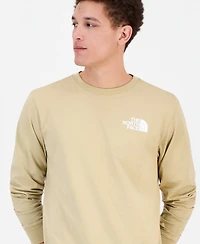 Mens The North Face Evolution Throwback Graphic Long Sleeve Tee
